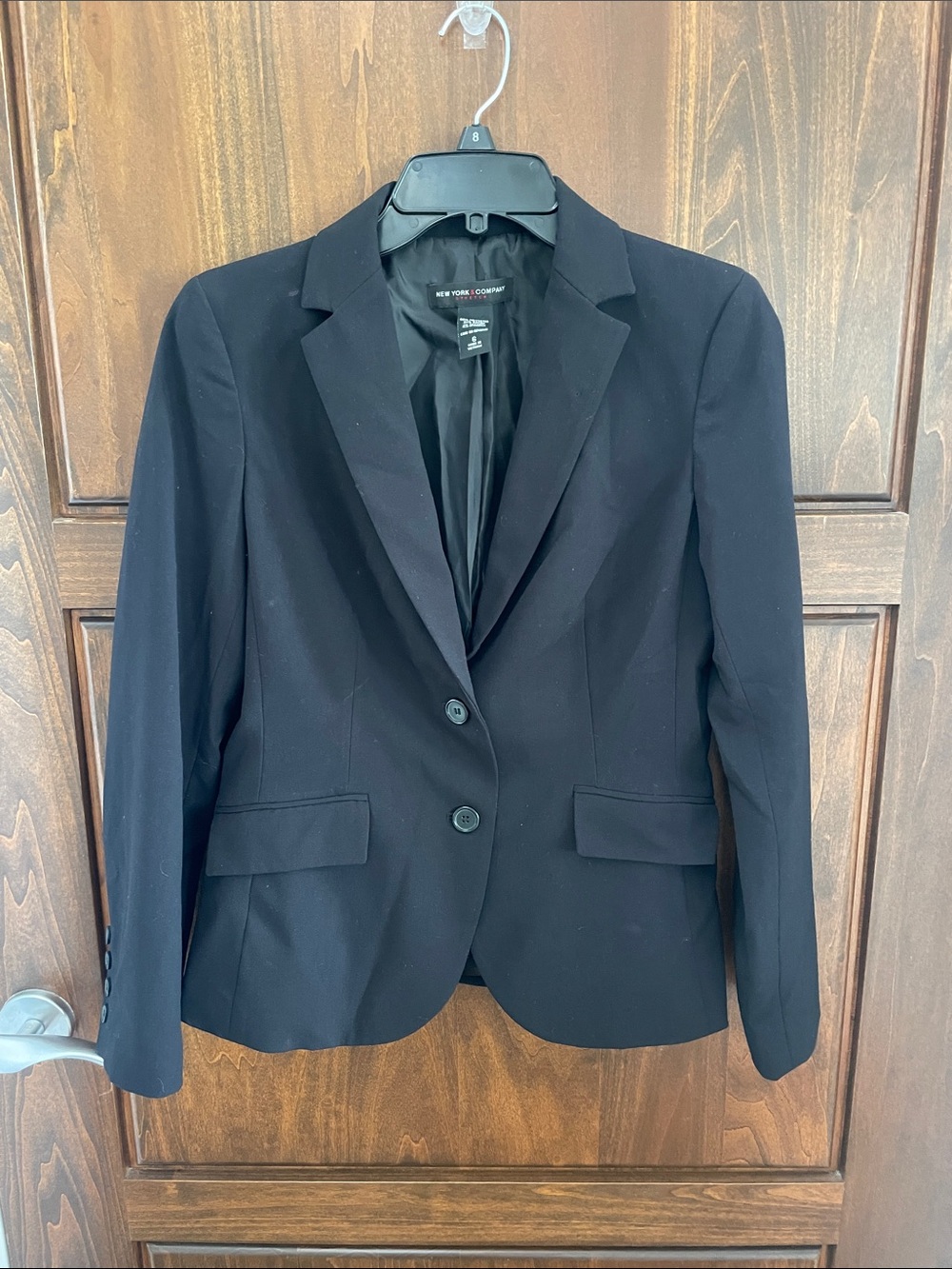 New York & Company Black Stretch tailored blazer